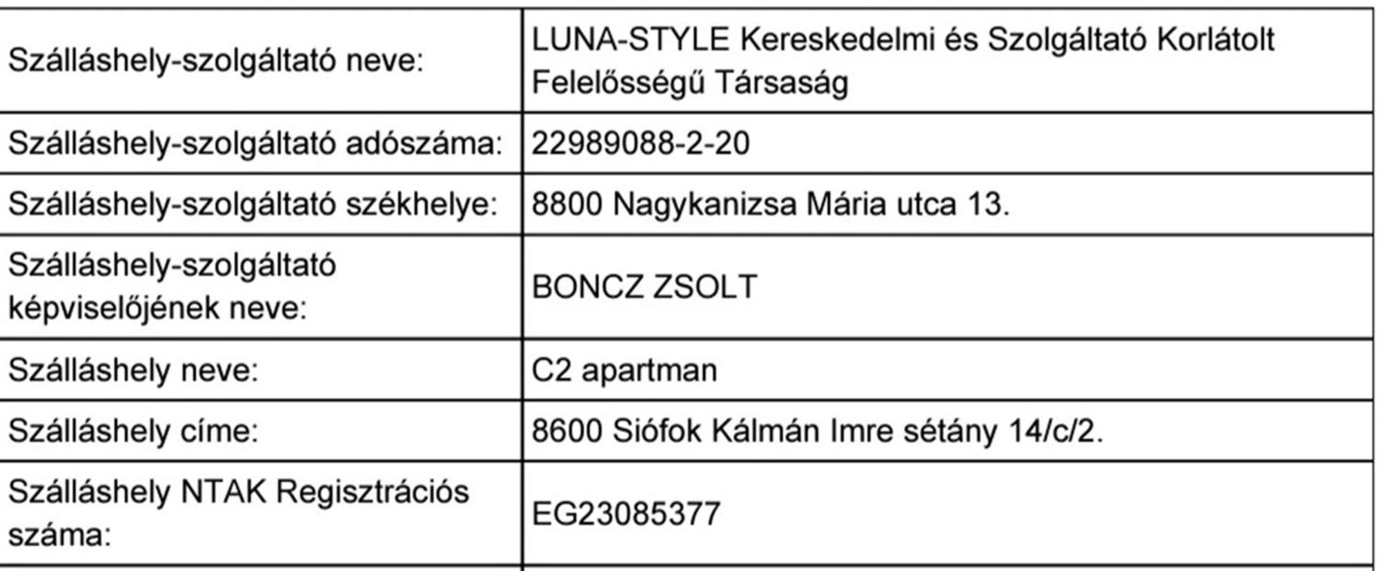C2 Apartman Siofok Exterior photo